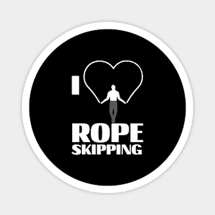 I love Rope Skipping Design for happy Rope Jumpers Magnet